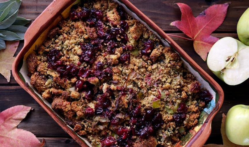 Gluten free and vegan stuffing